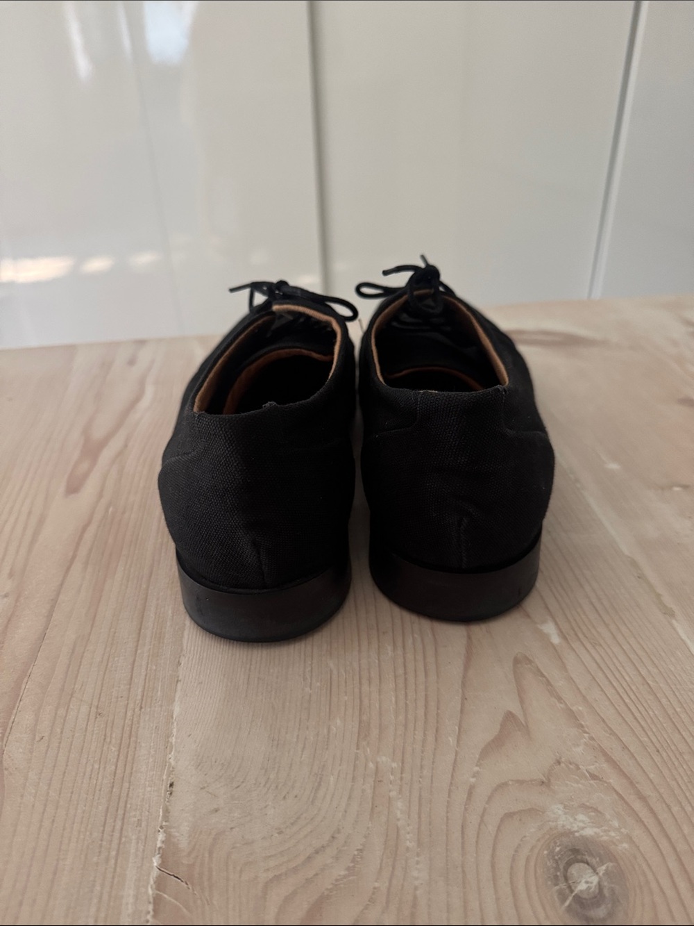 Men's Black Lace-Up Shoes - Picture 8 of 9